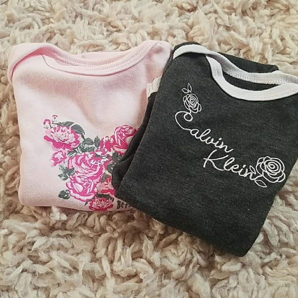 Betsey Johnson & Calvin Klein onecies
